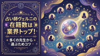 占い師ヴェルニの在籍数は業界トップ！多くの先生から選ぶためコツ